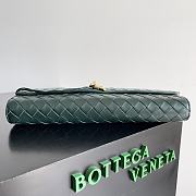 Bottega Veneta Long Clutch With Handle Emerald green-31x13x3cm - 5