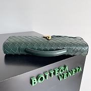 Bottega Veneta Long Clutch With Handle Emerald green-31x13x3cm - 3