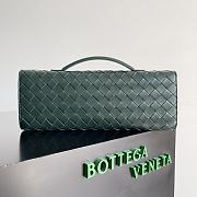 Bottega Veneta Long Clutch With Handle Emerald green-31x13x3cm - 2