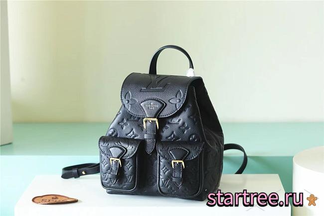 Louis Vuitton Monogram Empreinte Backpack Black M47072-20*22*14cm - 1