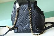 Louis Vuitton Monogram Empreinte Backpack Black M47072-20*22*14cm - 3