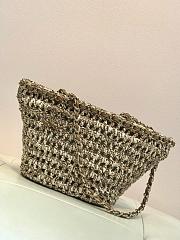 Chanel Crochet Small Shopping Bag -36*20*12cm - 4