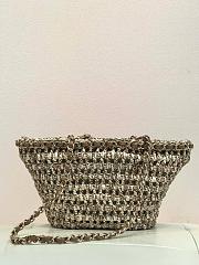 Chanel Crochet Small Shopping Bag -36*20*12cm - 3