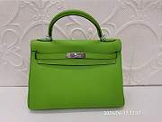 Hermes KELLY 32 IN Green (Real Shot) - 1