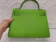 Hermes KELLY 32 IN Green (Real Shot) - 3