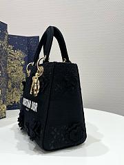 Dior Lady Dior D-Lite Black and White-24*11*20cm - 5