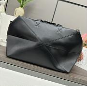 Loewe XXL Puzzle Fold Tote in shiny calfskin-59*25.5*25cm - 4