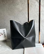 Loewe XL Puzzle Fold Tote in shiny calfskin - 2