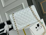 Chanel Classic Flap Chain Bag White - 25cm - 3