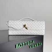 Bottega Veneta Long Clutch With Handle White-31x13x3cm - 1