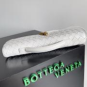 Bottega Veneta Long Clutch With Handle White-31x13x3cm - 3