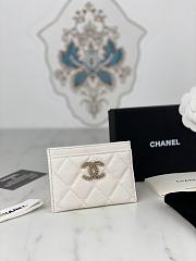 Chanel Card Holder White - 1