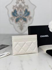 Chanel Card Holder White - 5