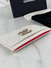 Chanel Card Holder White - 2