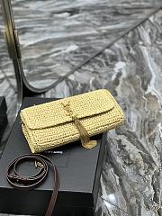 YSL Saint Lauren Kate Bag In Raffia-26-12.5*4.5cm - 3