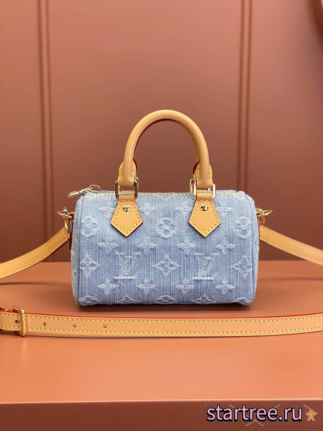 LV NANO SPEEDY Bag- 16*10*7.5CM - 1