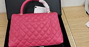 Chanel | CoCo Handle Rose Red Bag Gold -29cm(Real Shot) - 2