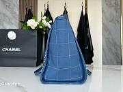 Chanel Deauville Shopping Bag Blue-38*32*18cm - 5