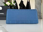 Chanel Deauville Shopping Bag Blue-38*32*18cm - 4