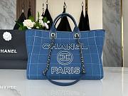 Chanel Deauville Shopping Bag Blue-38*32*18cm - 2