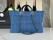 Chanel Deauville Shopping Bag Blue-38*32*18cm - 3