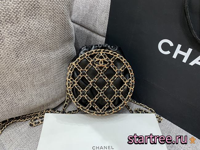 Chanel 2022 Cruise Clutch Bag Black-13.5*13.5*6cm - 1