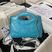 Chanel Mini 31 HandBag Blue-17.5*20.5cm - 3