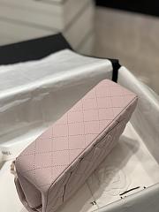Chanel Small Classic Flap Caviar Bag in Pink With Gold Hardware-23cm - 2