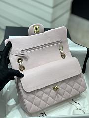 Chanel Small Classic Flap Caviar Bag in Pink With Gold Hardware-23cm - 5