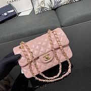 Chanel Small Classic Flap Bag in Pink With Gold Hardware-23cm - 6