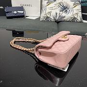 Chanel Small Classic Flap Bag in Pink With Gold Hardware-23cm - 2