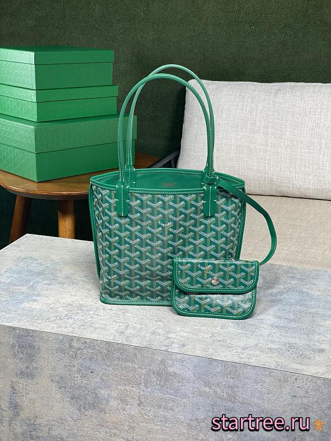 Goyard Anjou Tote Mini Green -20*10*20cm - 1