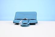 Hermes 25 Birkin Bag Blue - 3