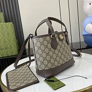 GUCCI OPHIDIA MINI TOTE BROWN- 22cmx 18cm x 10cm - 5