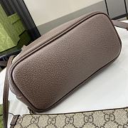 GUCCI OPHIDIA MINI TOTE BROWN- 22cmx 18cm x 10cm - 3