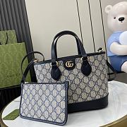 GUCCI OPHIDIA MINI TOTE BLACK- 22cmx 18cm x 10cm - 1