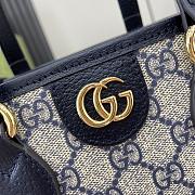 GUCCI OPHIDIA MINI TOTE BLACK- 22cmx 18cm x 10cm - 2