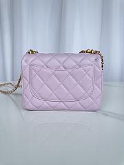Chanel Mini Flap Bag Purple-17cm - 2