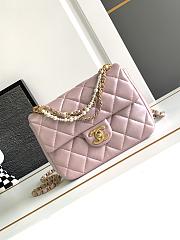 Chanel Mini Flap Bag Pink-17cm - 1