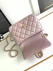 Chanel Mini Flap Bag Pink-17cm - 5