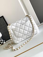 Chanel Mini Flap Bag White-17cm - 3