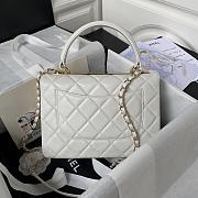 Chanel Bag Trendy CC In White-25cm - 4