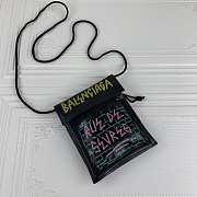 Balenciaga Graffiti Explorer Strap Pouch Leather Mini - 1