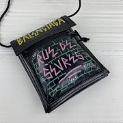 Balenciaga Graffiti Explorer Strap Pouch Leather Mini - 4
