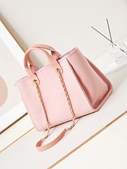 Chanel Shopping Bag Pink-32cm - 4