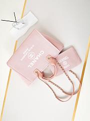 Chanel Shopping Bag Pink-32cm - 3
