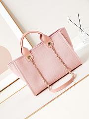 Chanel Shopping Bag Pink-32cm - 2