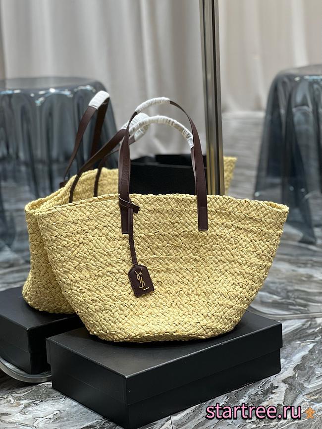 YSL Saint Lauren Raffia Bag-52* 26* 27CM - 1