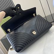 GUCCI GG MARMONT LARGE SHOULDER BAG BLACK-40cm x 21cm x 8.5cm - 4