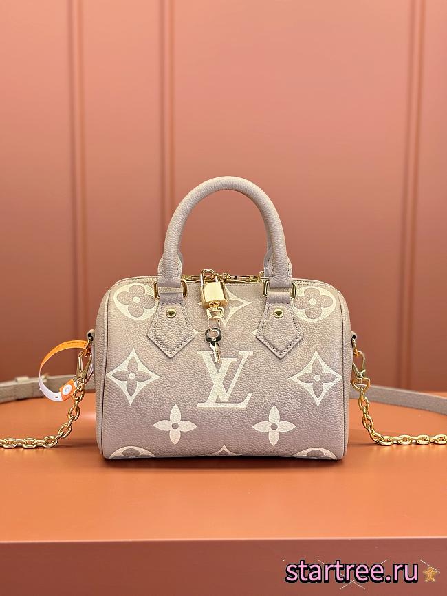 LOUIS VUITTON LV SPEEDY BANDOULIÈRE 20 GREY M58953 - 1